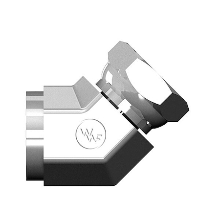 World Wide Fittings Female Pipe To Female Pipe Swivel 45 Degree Elbow 9385X04X04